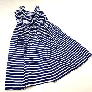 J. Crewneck Women's Size 2 Linen Blend Sundress Striped